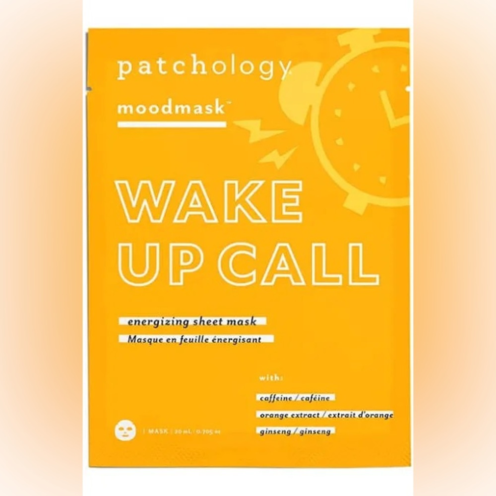 NWOT Patchology Wake Up Call Mask